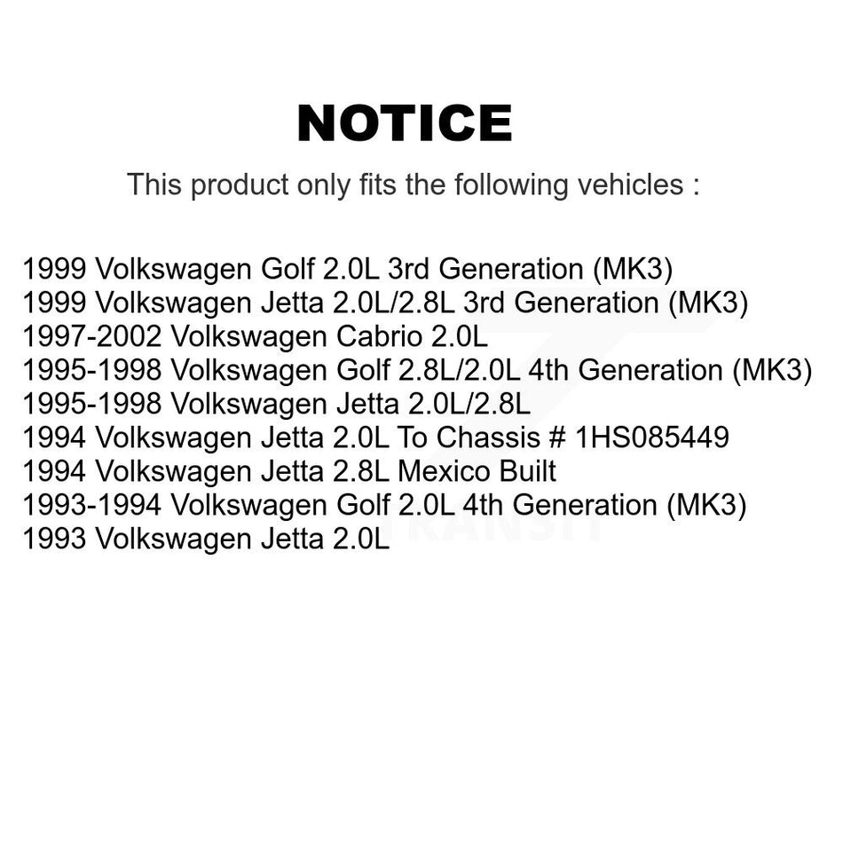 Fuel Pump Module Assembly AGY-00310449 For Volkswagen Cabrio Jetta Golf