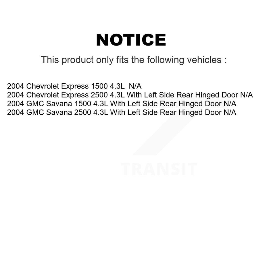 Fuel Pump Module Assembly AGY-00310634 For 2004 Chevrolet Express 2500 1500 GMC Savana 4.3L