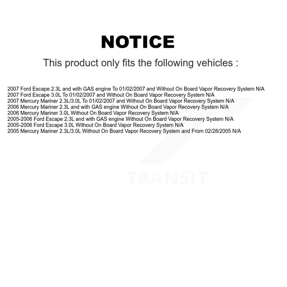 Fuel Pump Module Assembly AGY-00310670 For Ford Escape Mercury Mariner