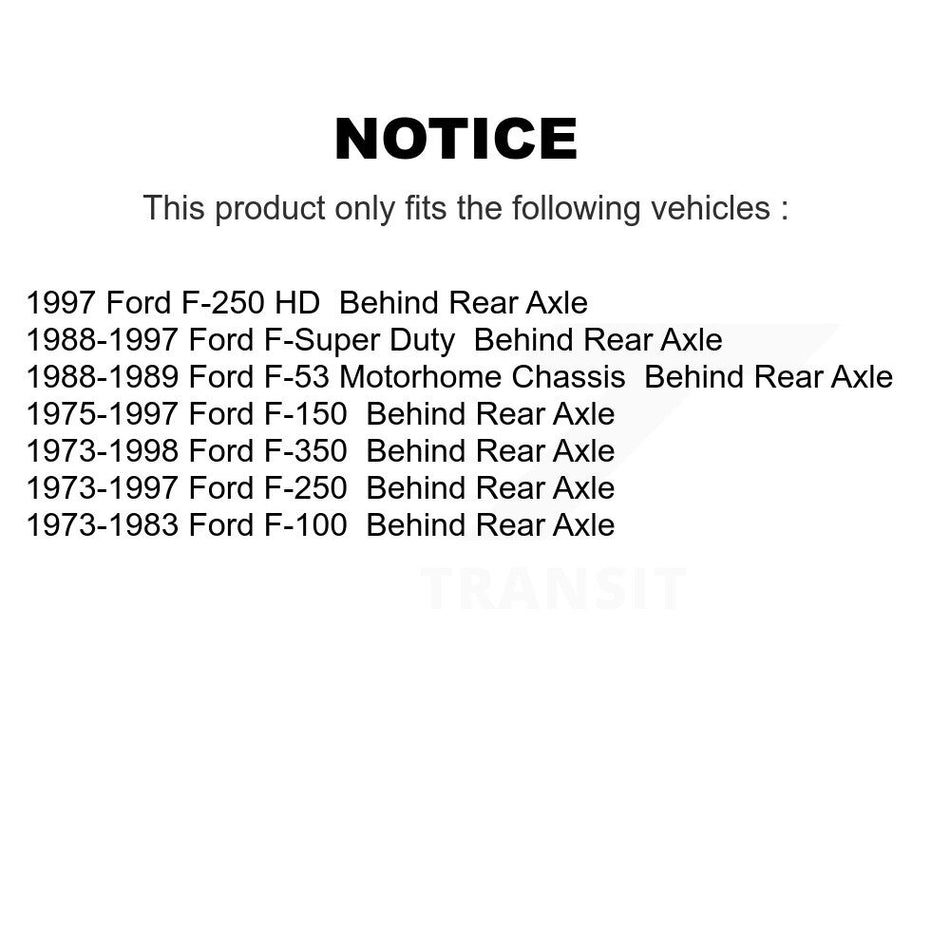 Fuel Tank Strap AGY-01110016 For Ford F-150 F-250 F-350 HD F-100 F-Super Duty F-53 Motorhome Chassis