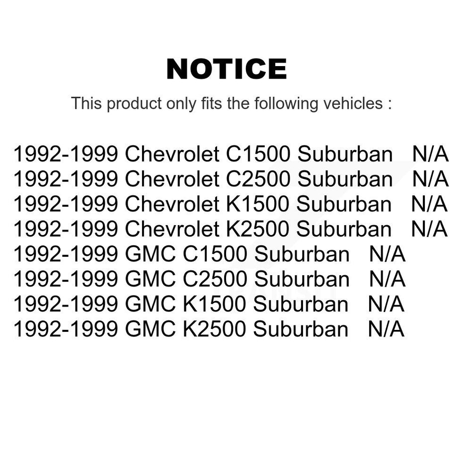 Fuel Tank Strap AGY-01110071 For 1992-1999 Chevrolet K1500 Suburban GMC C1500 K2500 C2500