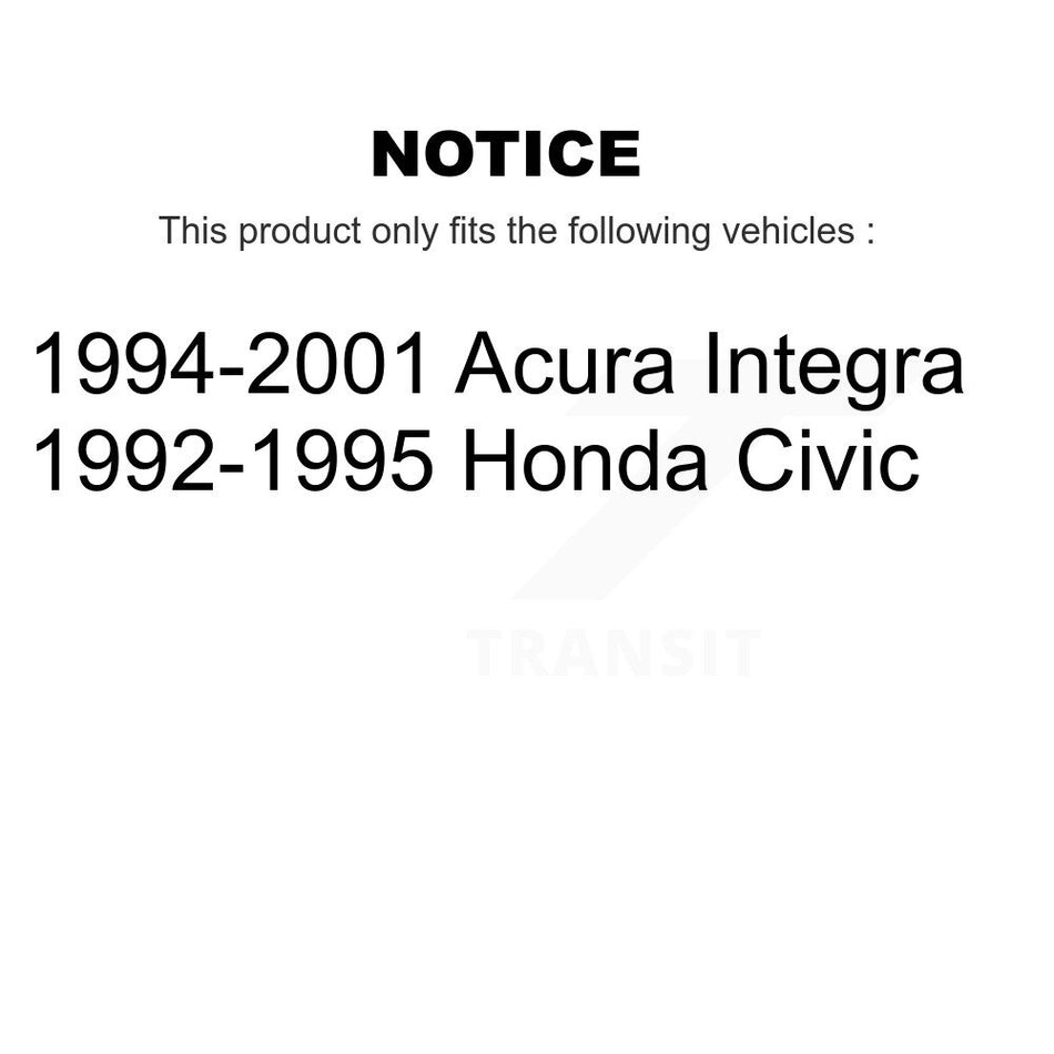 Fuel Tank Strap AGY-01110141 For Acura Integra Honda Civic
