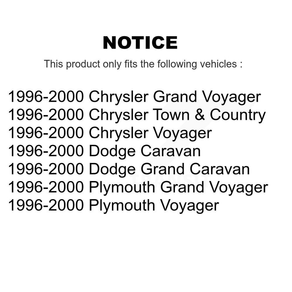 Fuel Tank Strap AGY-01110151 For Dodge Caravan Grand Plymouth Voyager Chrysler Town & Country