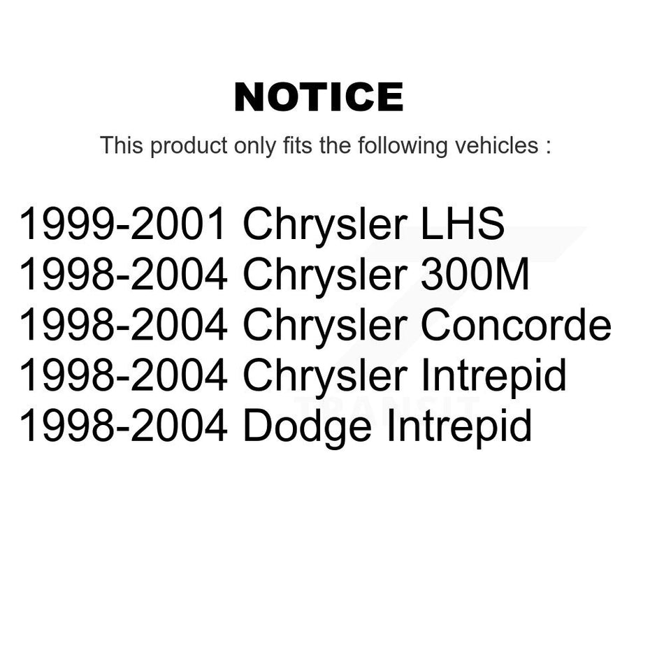 Fuel Tank Strap AGY-01110157 For Chrysler Intrepid Dodge 300M Concorde LHS
