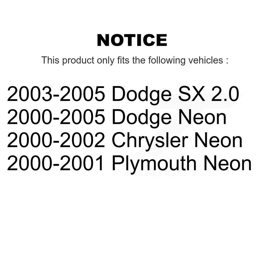 Fuel Tank Strap AGY-01110192 For Neon Dodge Chrysler Plymouth SX 2.0