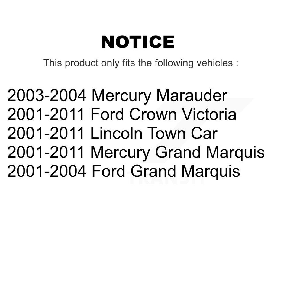 Fuel Tank Strap AGY-01110205 For Ford Crown Victoria Lincoln Town Car Mercury Grand Marquis Marauder