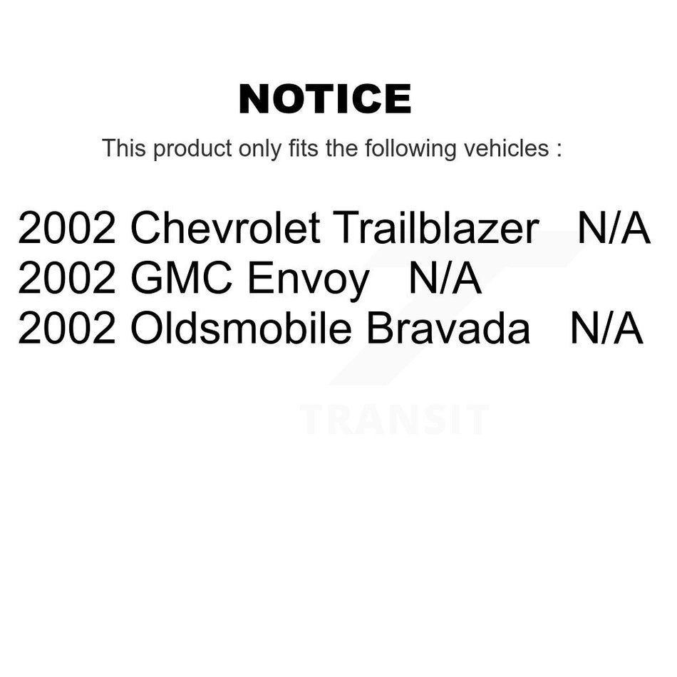 Fuel Tank Strap AGY-01110232 For 2002 Chevrolet Trailblazer GMC Envoy Oldsmobile Bravada