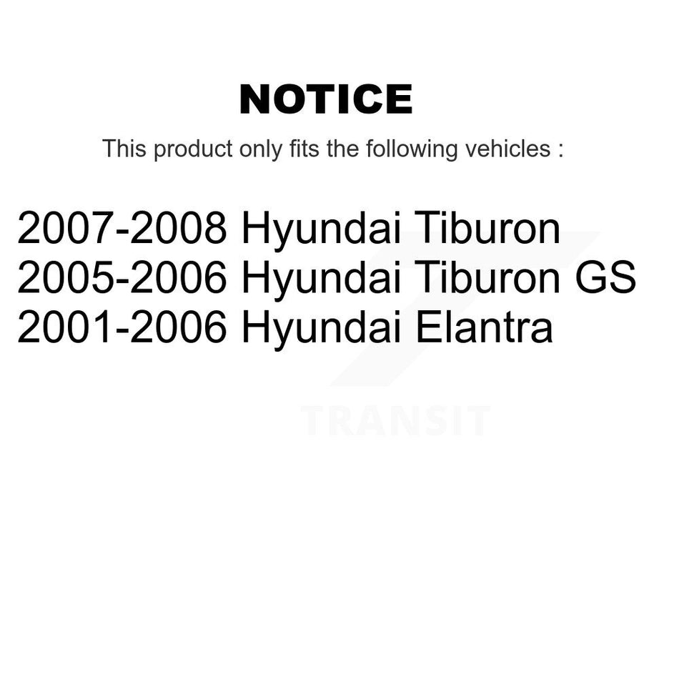 Fuel Tank Strap AGY-01110241 For Hyundai Elantra Tiburon