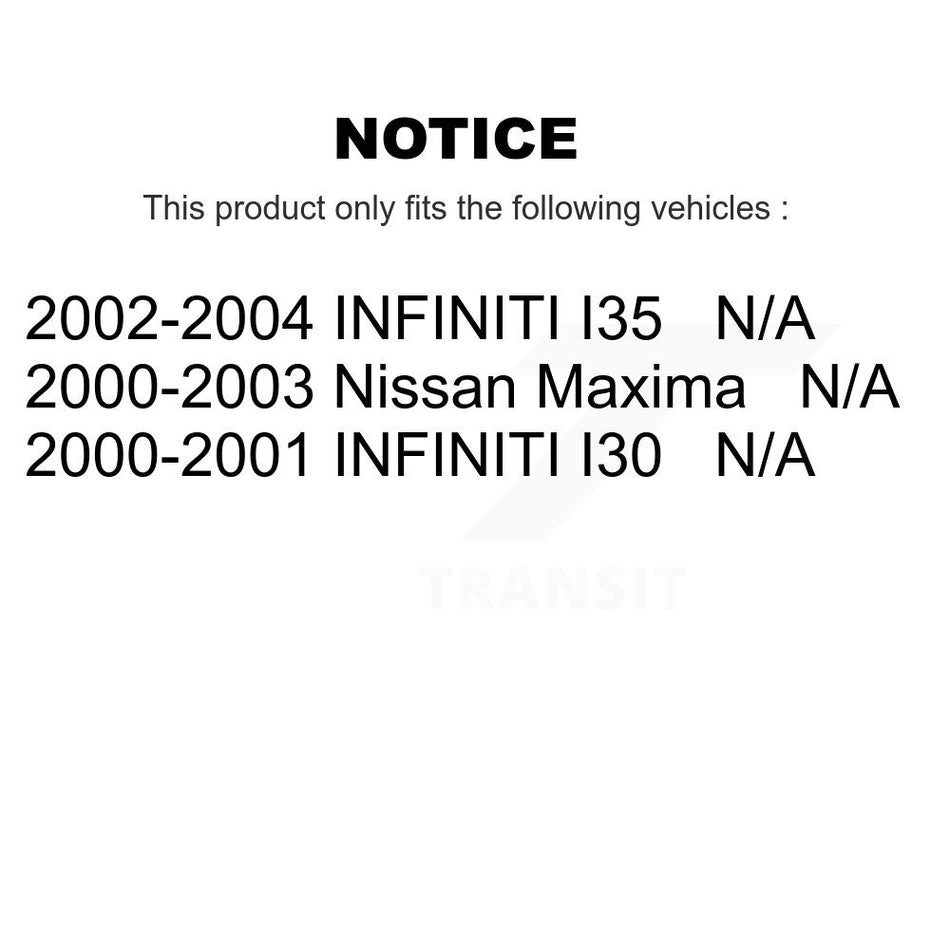 Fuel Tank Strap AGY-01110244 For Nissan Maxima INFINITI I35 I30