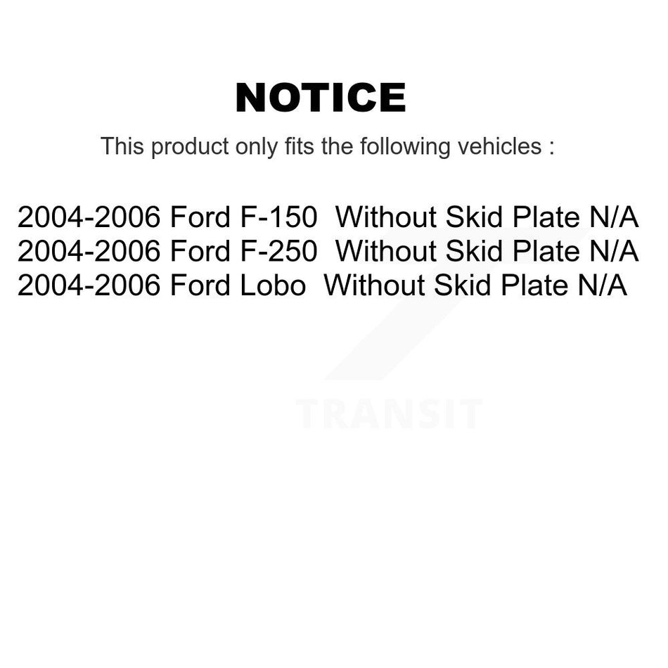 Fuel Tank Strap AGY-01110293 For 2004-2006 Ford F-150 Lobo F-250 Without Skid Plate