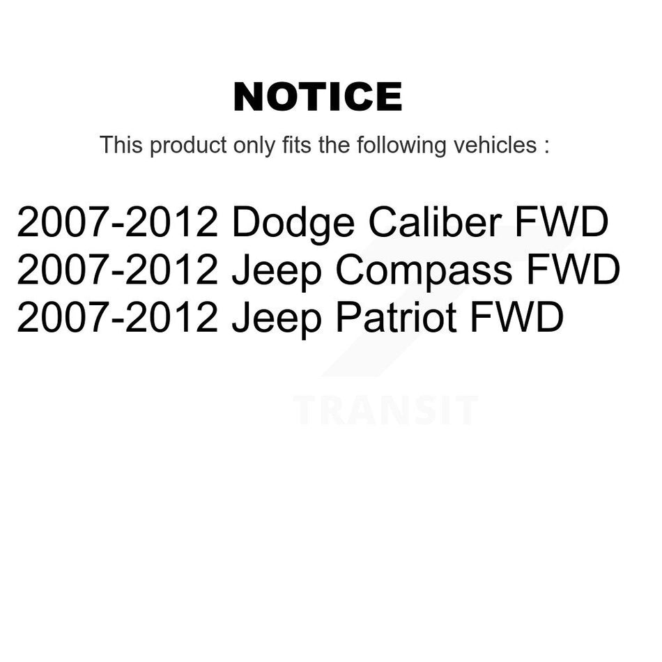 Fuel Tank Strap AGY-01110352 For 2007-2012 Jeep Patriot Dodge Caliber Compass FWD