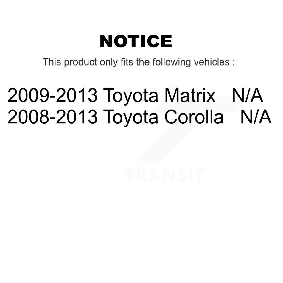 Fuel Tank Strap AGY-01110398 For Toyota Corolla Matrix