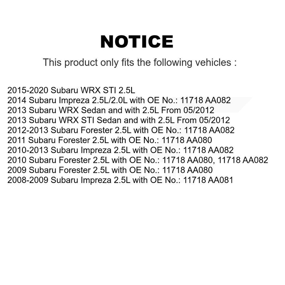 Air Conditioning Accessory Drive Belt BAN-4PK805F For Subaru Impreza Forester WRX STI