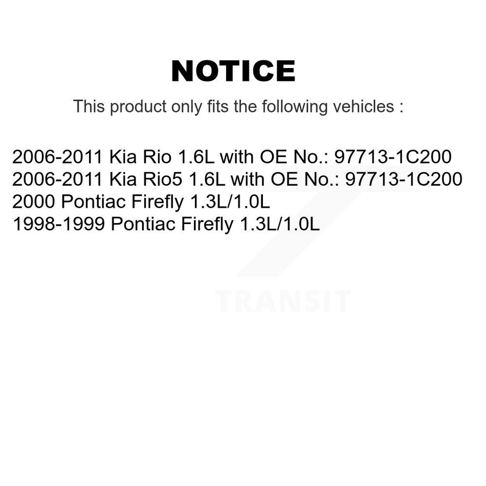 Accessory Drive Belt BAN-4PK810 For Kia Rio Rio5 Pontiac Firefly