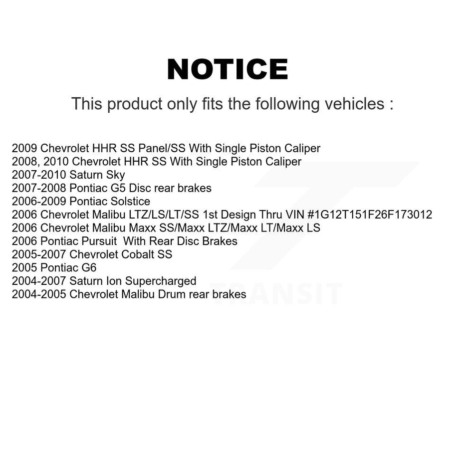 Front Ceramic Disc Brake Pads CMX-D1028 For Chevrolet Pontiac Cobalt Saturn G5 Ion Malibu Solstice