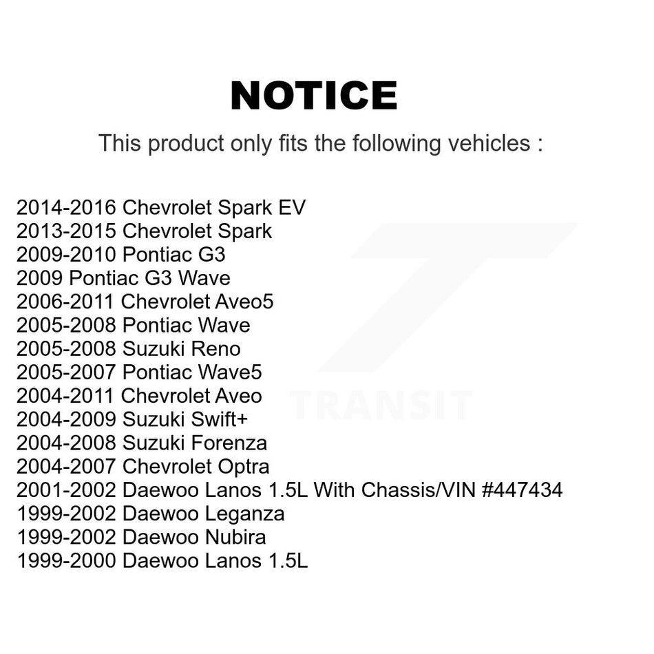 Front Ceramic Disc Brake Pads CMX-D1035 For Chevrolet Aveo Spark Suzuki Forenza Aveo5 Reno Daewoo EV Pontiac G3 Lanos Leganza Nubira Wave Wave5 Optra Swift+