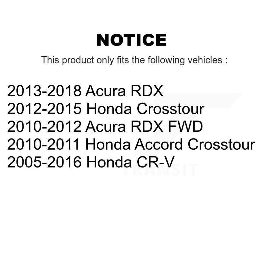 Rear Ceramic Disc Brake Pads CMX-D1086 For Honda CR-V Acura RDX Accord Crosstour