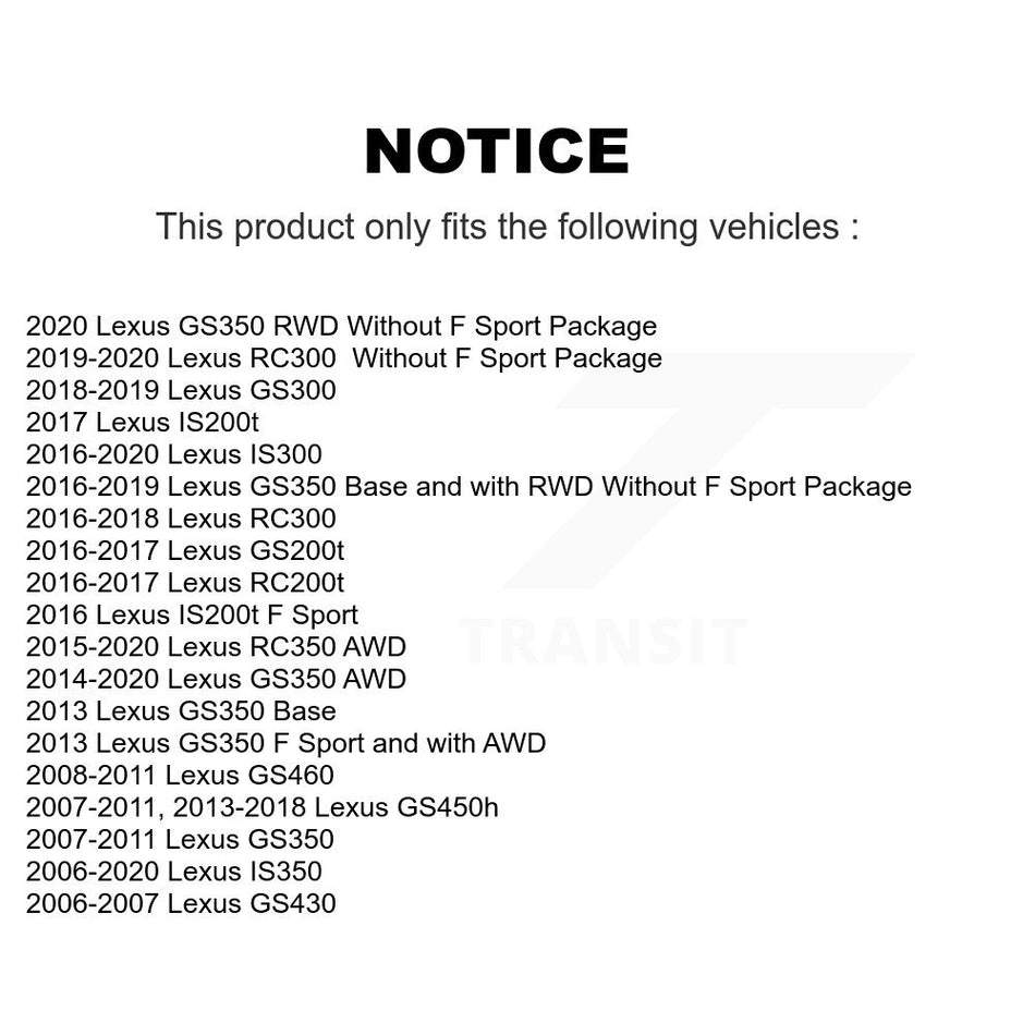 Front Ceramic Disc Brake Pads CMX-D1118 For Lexus GS350 IS350 IS300 IS200t RC350 RC300 GS450h RC200t GS430 GS300 GS200t GS460