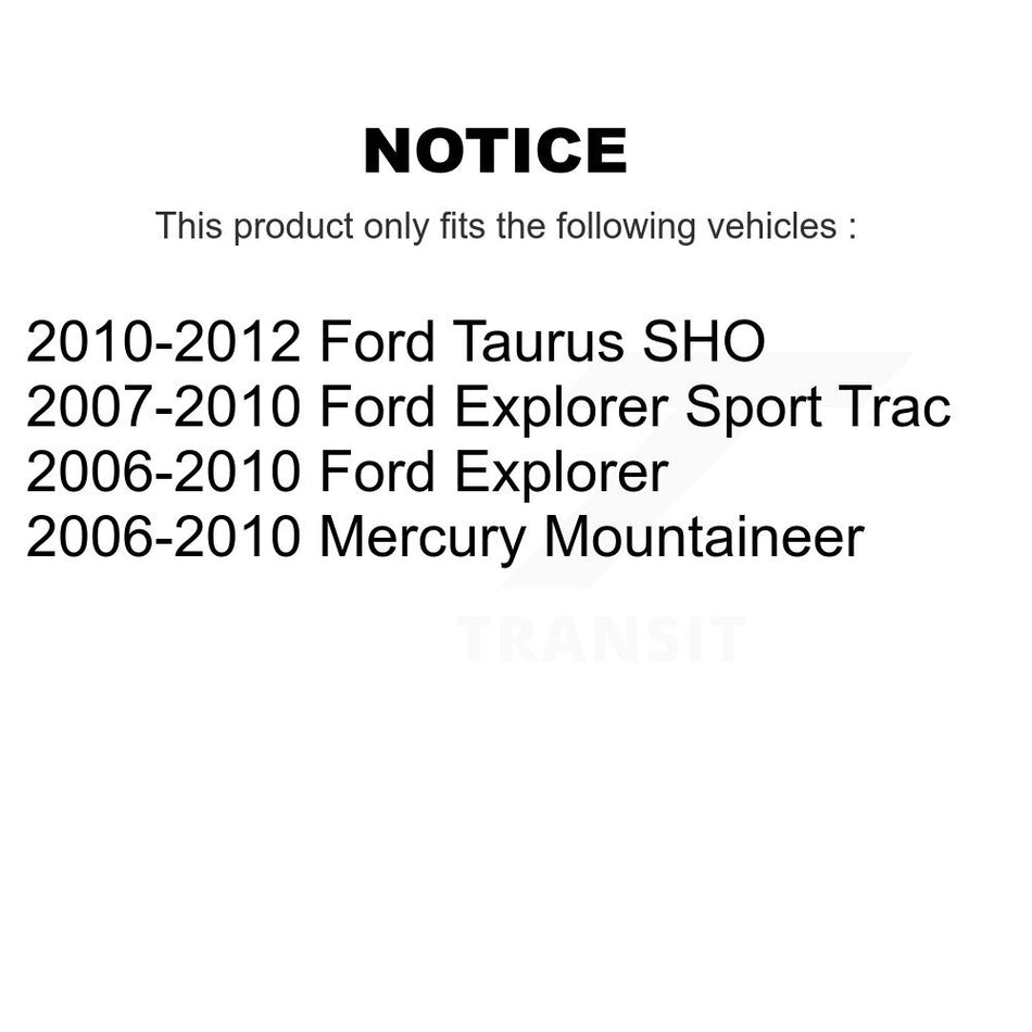 Front Ceramic Disc Brake Pads CMX-D1158 For Ford Explorer Sport Trac Taurus Mercury Mountaineer