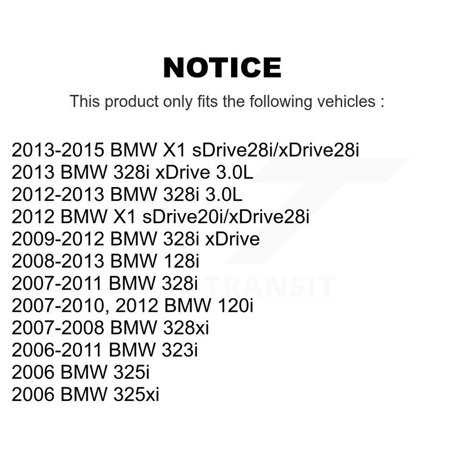 Rear Ceramic Disc Brake Pads CMX-D1171 For BMW 328i xDrive X1 323i 128i 328xi 325i 325xi 120i
