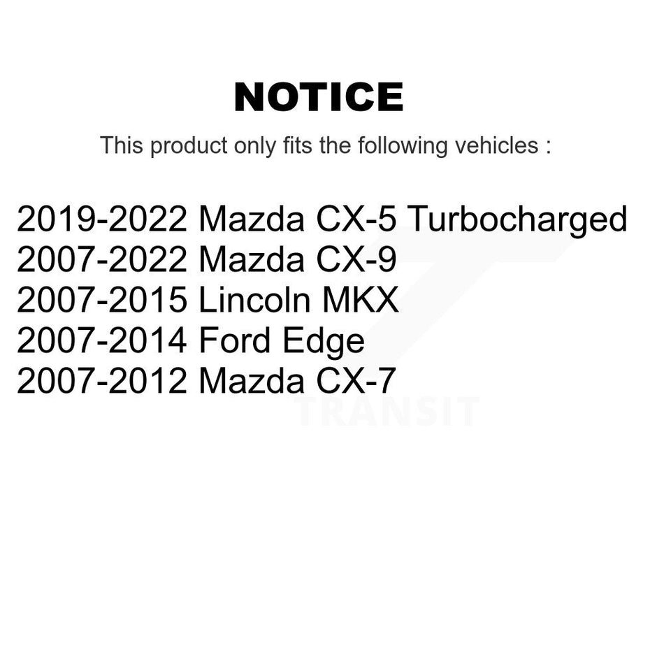 Front Ceramic Disc Brake Pads CMX-D1258 For Ford Edge Mazda CX-9 Lincoln MKX CX-7 CX-5