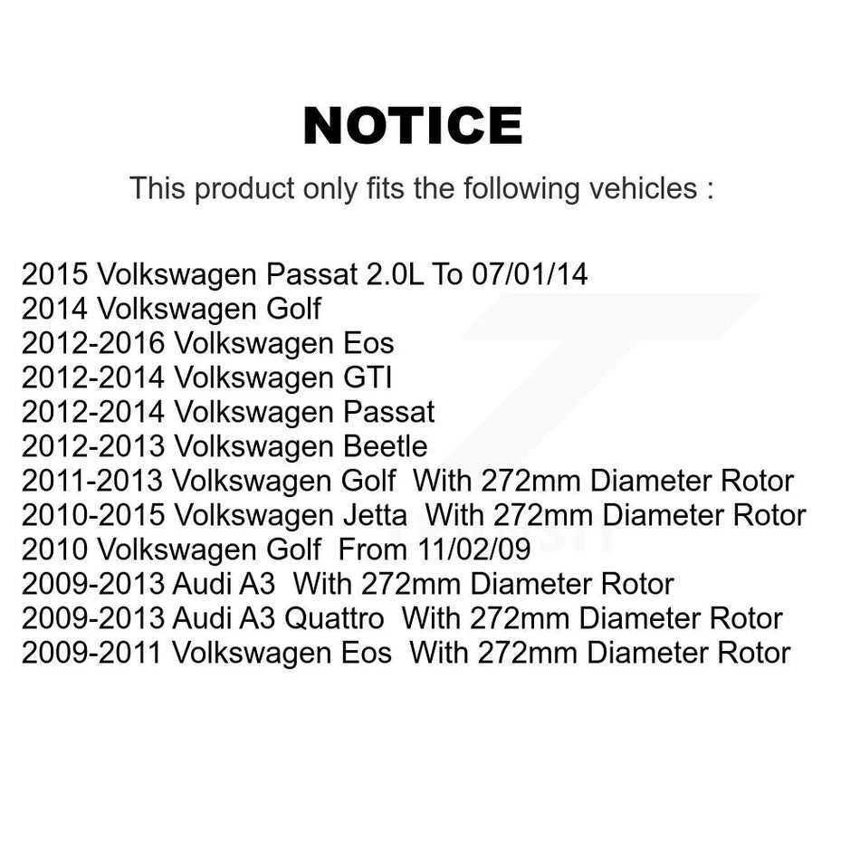 Rear Ceramic Disc Brake Pads CMX-D1456 For Volkswagen Jetta Passat Beetle Golf GTI Eos Audi A3 Quattro