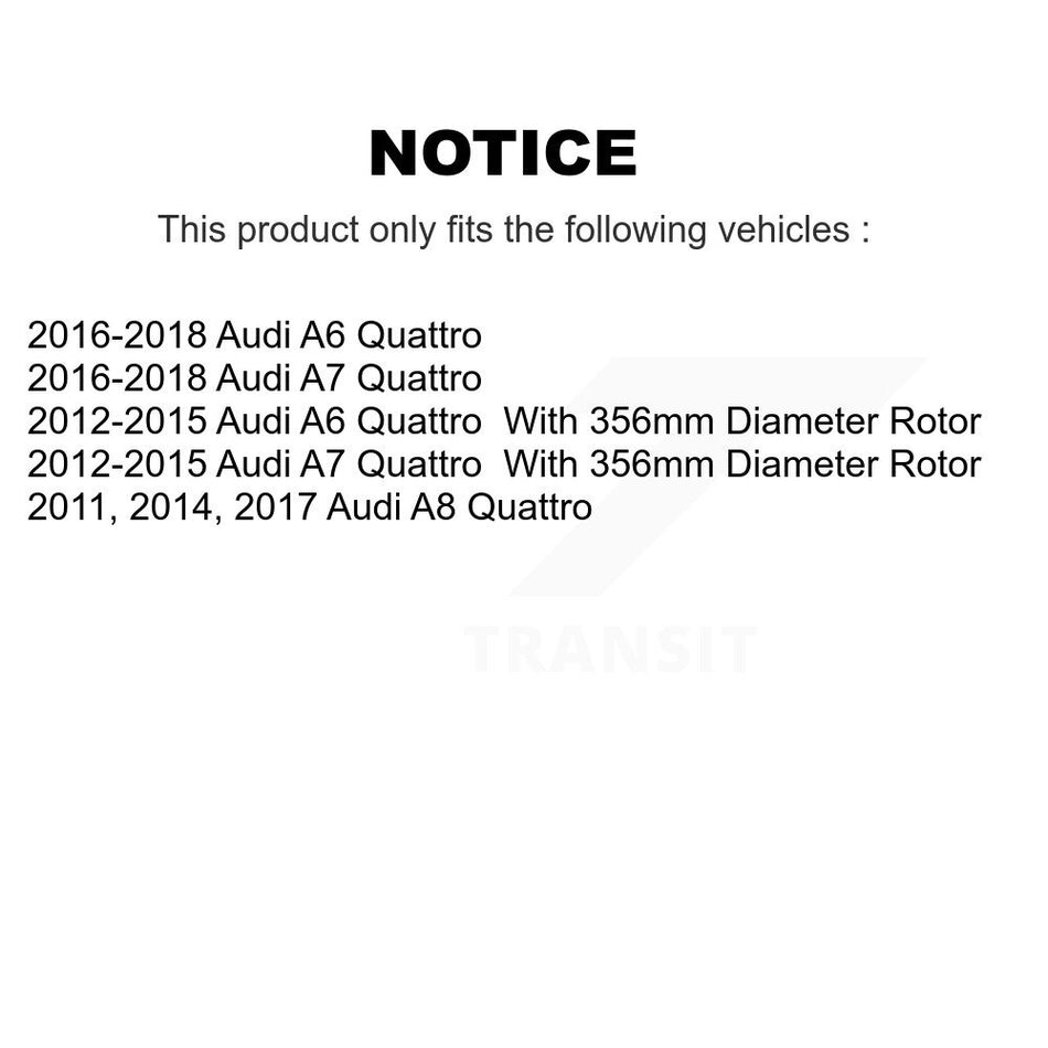 Front Ceramic Disc Brake Pads CMX-D1549 For Audi A6 Quattro A7 A8