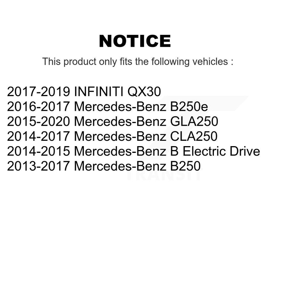 Front Ceramic Disc Brake Pads CMX-D1694 For Mercedes-Benz GLA250 CLA250 INFINITI QX30 B Electric Drive B250e B250