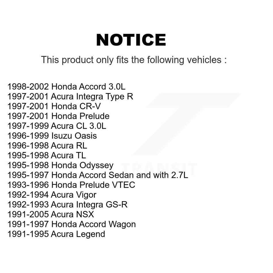 Front Ceramic Disc Brake Pads CMX-D503 For Honda Accord CR-V Acura Integra Prelude Odyssey CL Legend TL RL NSX Vigor Isuzu Oasis