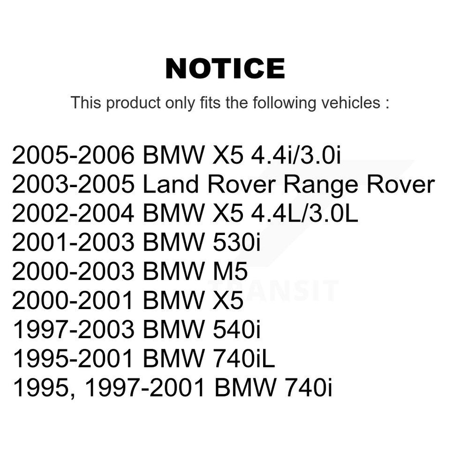 Front Ceramic Disc Brake Pads CMX-D681 For BMW X5 540i 530i M5 Land Rover Range 740i 740iL