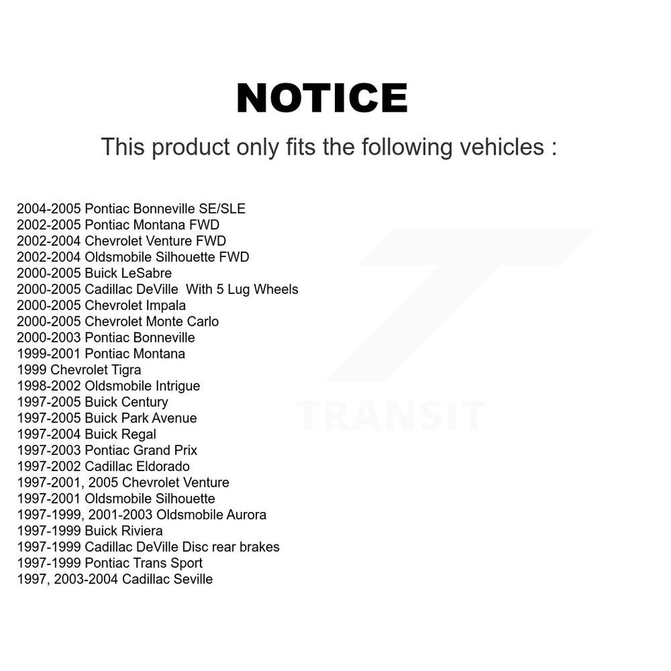 Front Ceramic Disc Brake Pads CMX-D699 For Chevrolet Buick Pontiac Impala Montana Century LeSabre