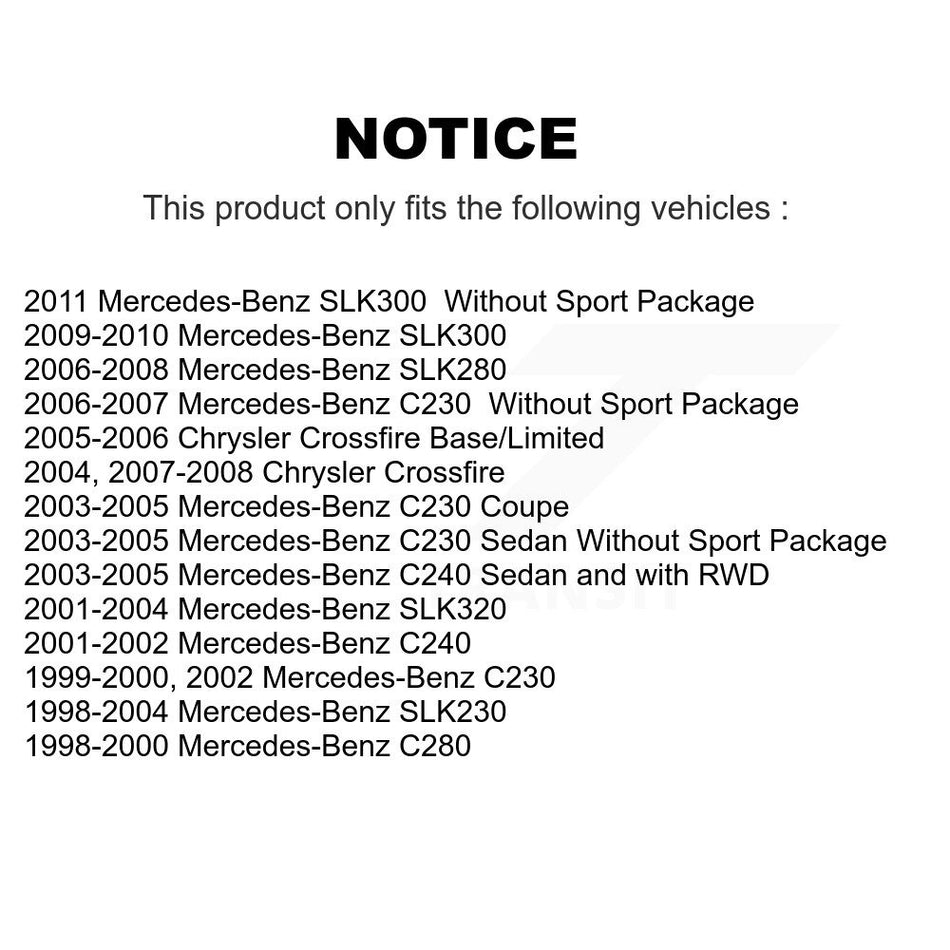 Rear Ceramic Disc Brake Pads CMX-D779 For Mercedes-Benz C230 C240 Chrysler Crossfire SLK230 SLK320 SLK280 C280 SLK300