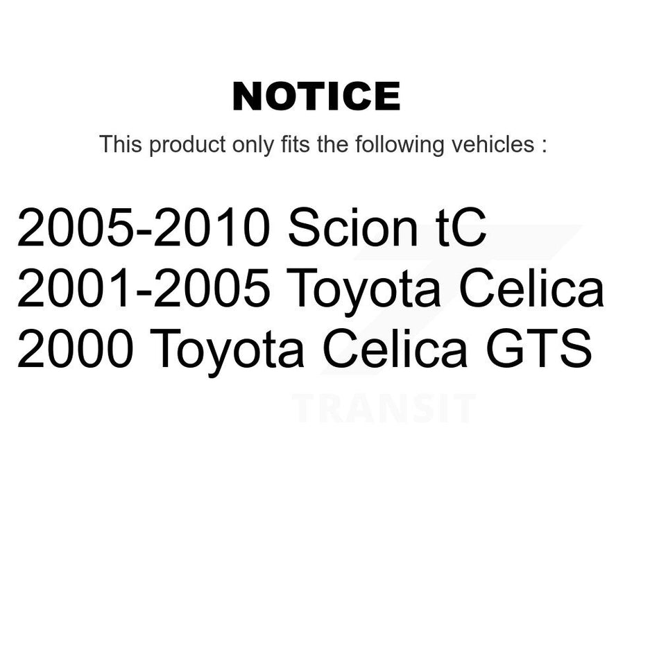 Front Ceramic Disc Brake Pads CMX-D817 For Toyota Celica Scion tC