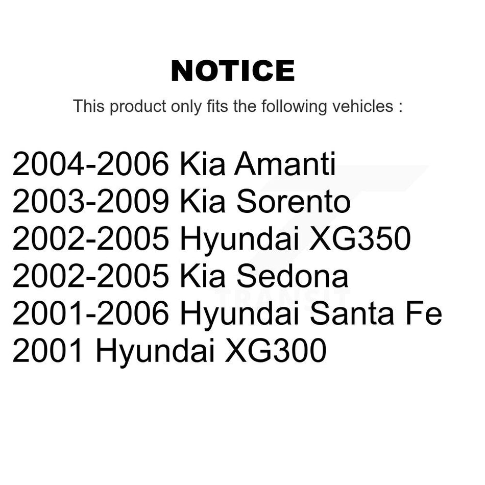 Front Ceramic Disc Brake Pads CMX-D864 For Hyundai Santa Fe Kia Sorento Sedona Amanti XG350 XG300