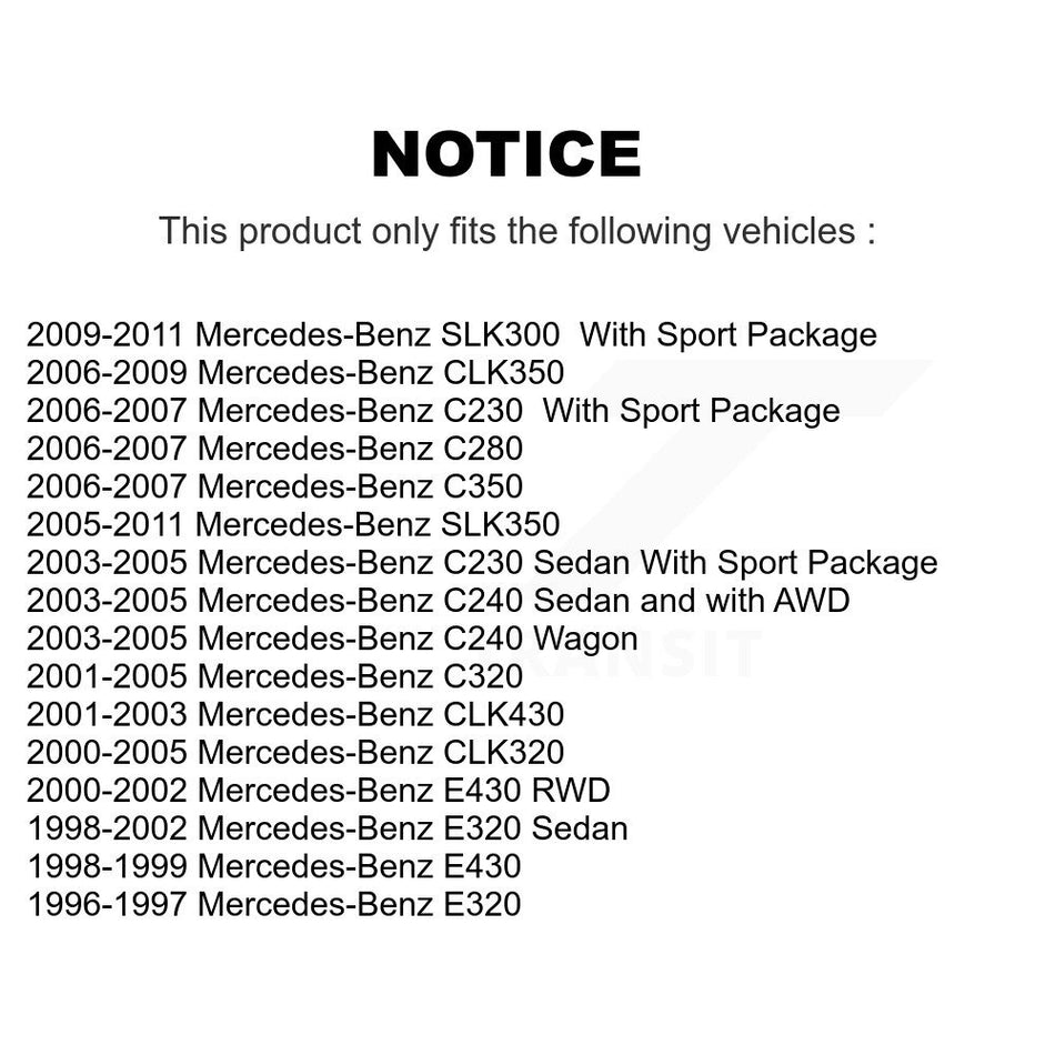Rear Ceramic Disc Brake Pads CMX-D873 For Mercedes-Benz C230 SLK350 CLK320 E320 C280 C240 CLK350