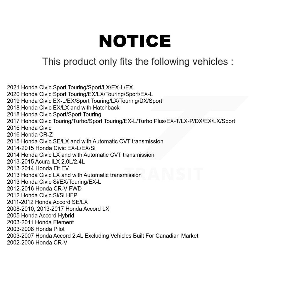 Front Ceramic Disc Brake Pads CMX-D914 For Honda Civic CR-V Accord Pilot Fit Element Acura ILX CR-Z