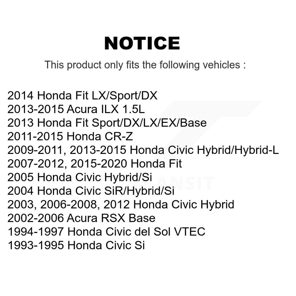 Front Ceramic Disc Brake Pads CMX-D948 For Honda Civic Fit Acura ILX RSX CR-Z del Sol