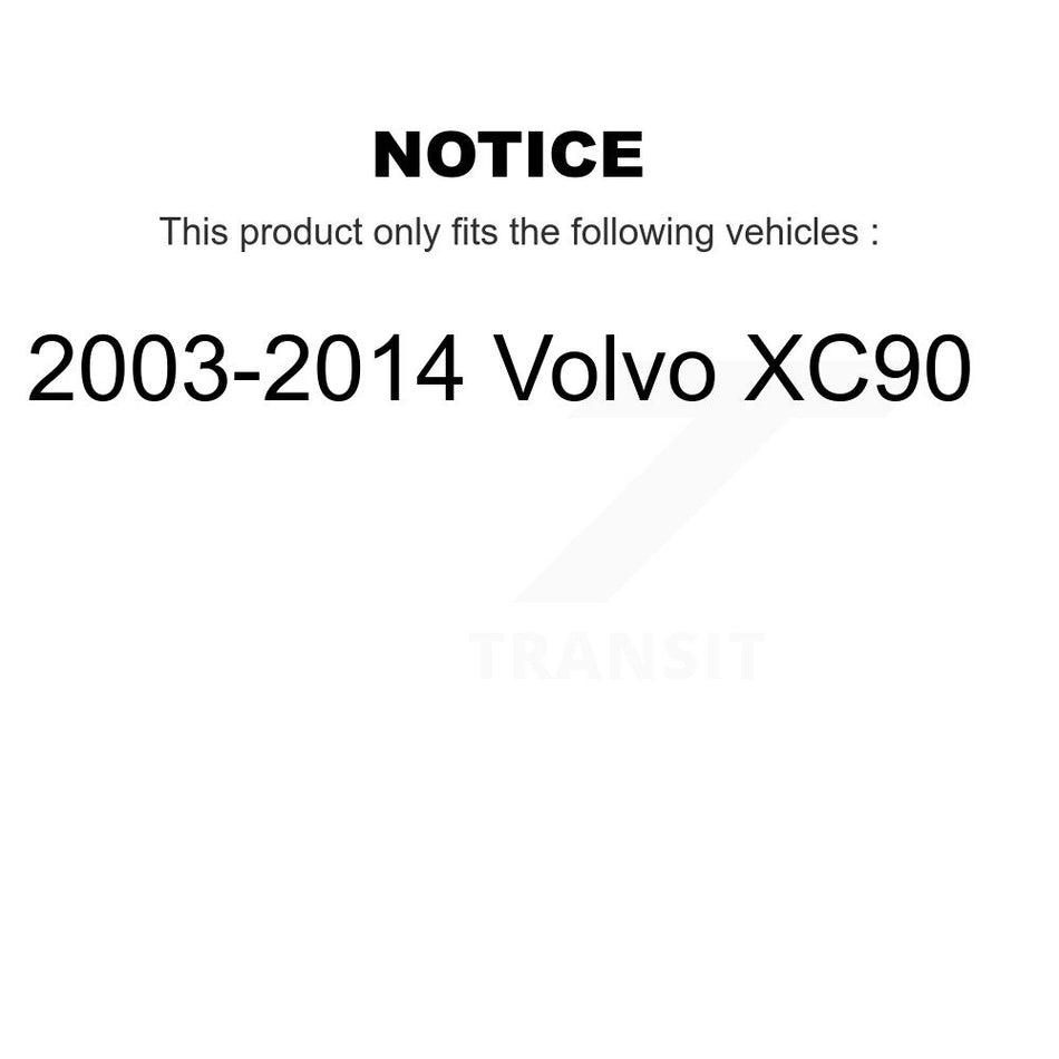 Rear Ceramic Disc Brake Pads CMX-D980 For 2003-2014 Volvo XC90