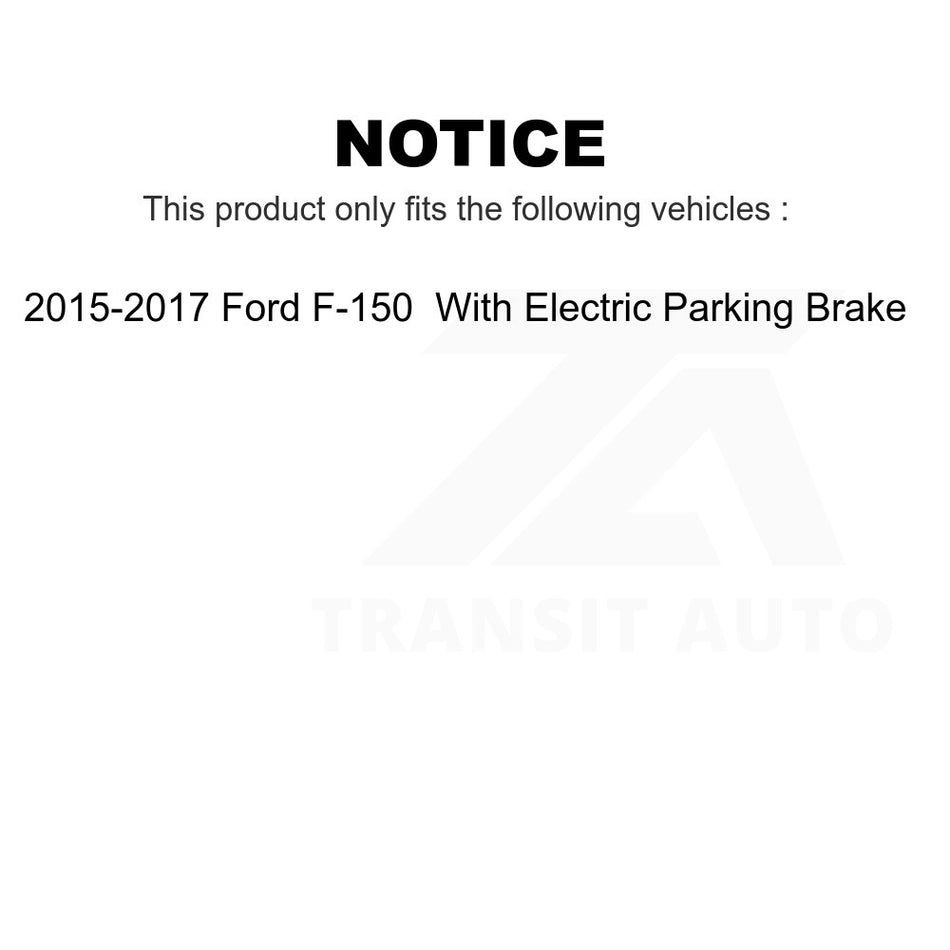 Rear Disc Brake Rotor DS1-681951 For 2015-2017 Ford F-150 With Electric Parking