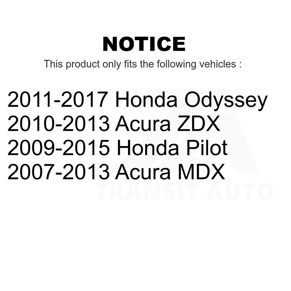 Rear Disc Brake Rotor DS1-980567 For Honda Odyssey Pilot Acura MDX ZDX