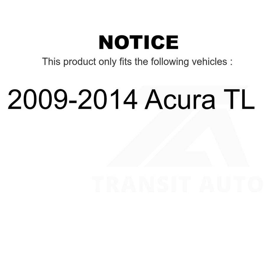 Rear Disc Brake Rotor DS1-980739 For 2009-2014 Acura TL