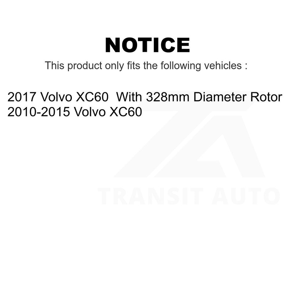 Front Disc Brake Rotor DS1-980779 For Volvo XC60