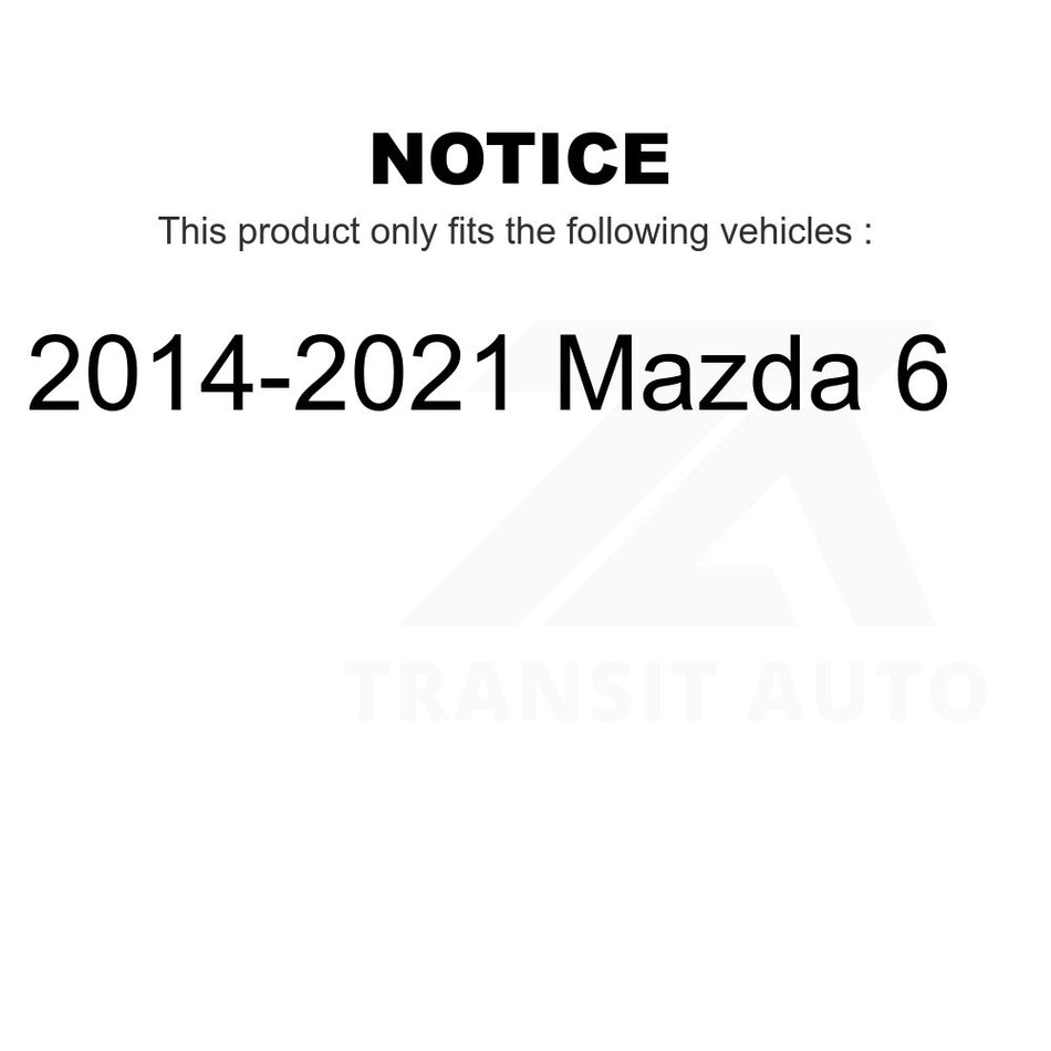 Rear Disc Brake Rotor DS1-981023 For 2014-2021 Mazda 6