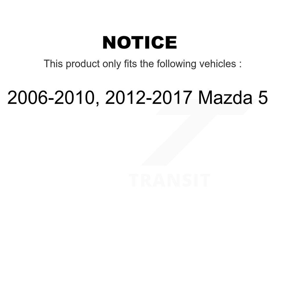 Rear Disc Brake Rotor GCR-980472 For Mazda 5