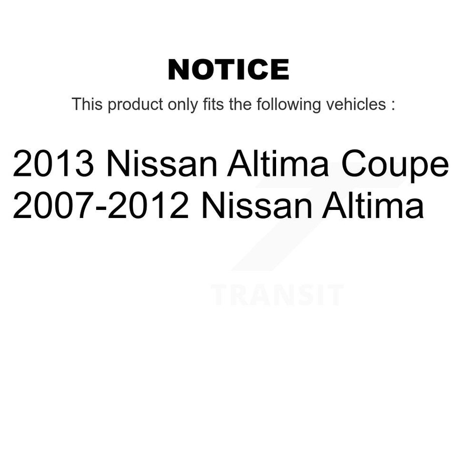 Front Disc Brake Rotor GCR-980562 For Nissan Altima