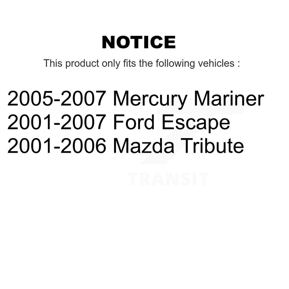Rear Drum Brake Wheel Cylinder Pair For Ford Escape Mazda Tribute Mercury Mariner K14-100011