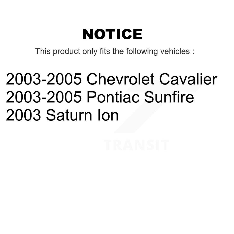 Rear Drum Brake Wheel Cylinder Pair For Chevrolet Cavalier Pontiac Sunfire Saturn Ion K14-100020