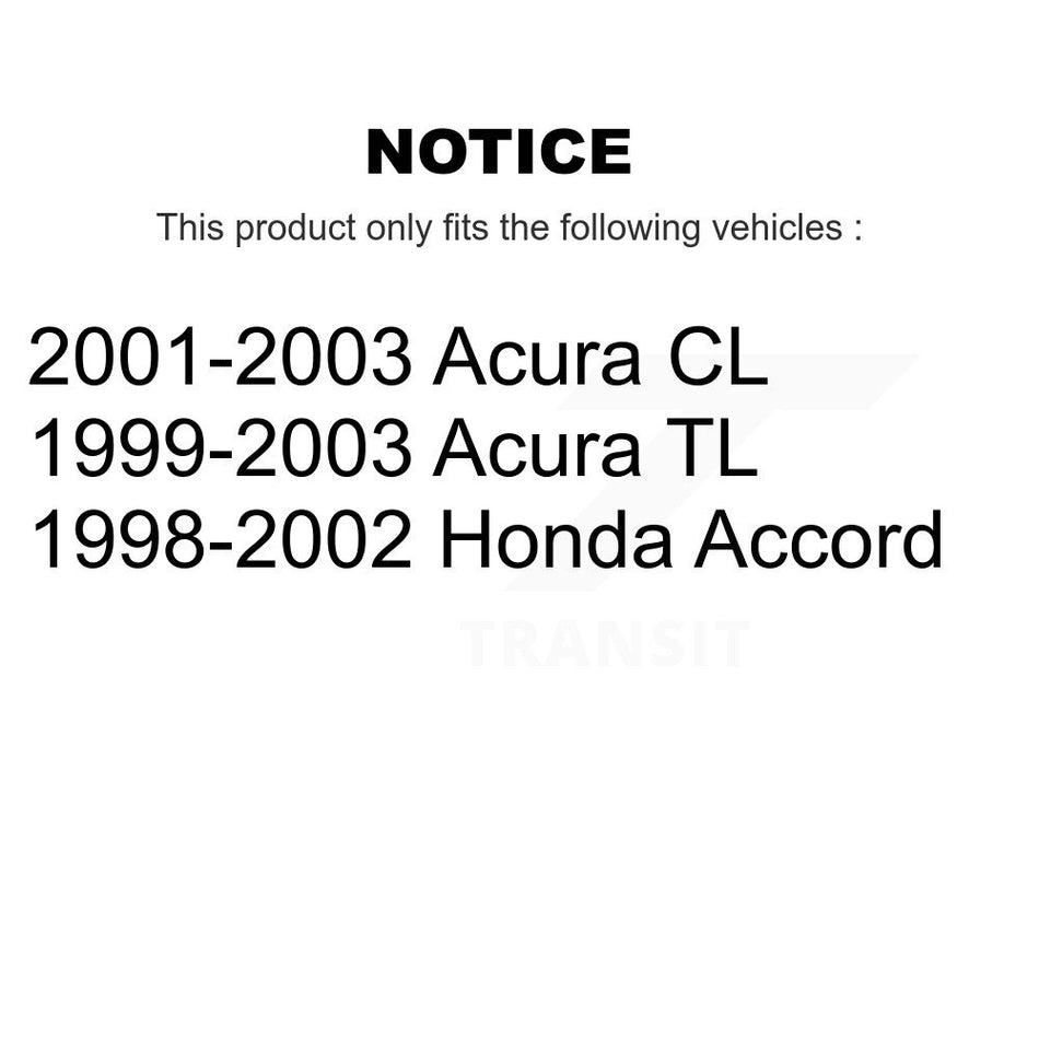 Cabin Air Filter (2 Pack) For Honda Accord Acura TL CL K54-100010