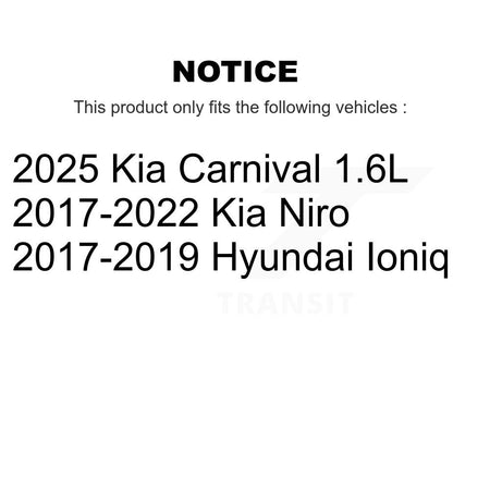 Cabin Air Filter (2 Pack) For Kia Niro Hyundai Ioniq Carnival K54-100141