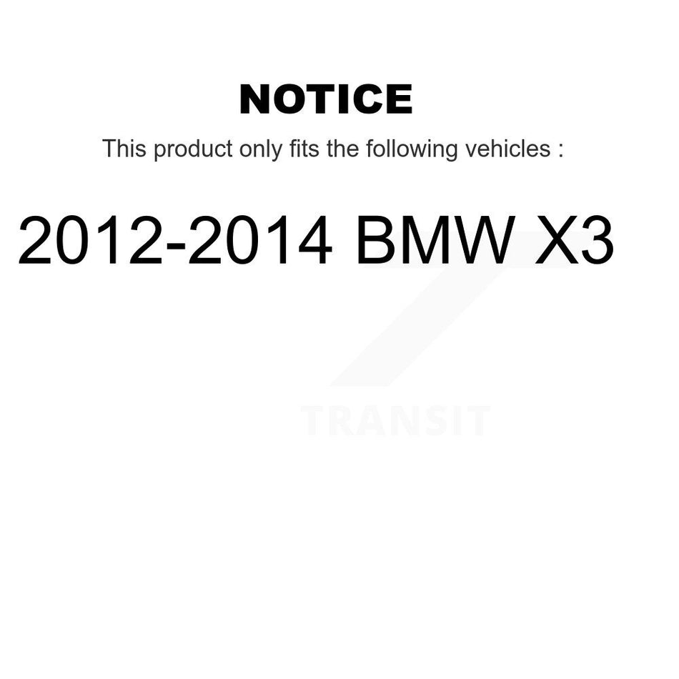 Cabin Air Filter (2 Pack) For 2012-2014 BMW X3 K54-101691